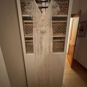 James Coviello BHDLN Wedding Sheer Lace Robe
